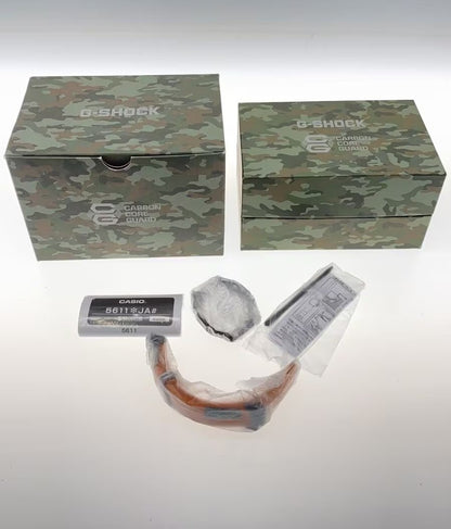CASIO G-SHOCK GA-2100 Camouflage Ana-Digi Watch Green Resin Case 20BAR WR Used