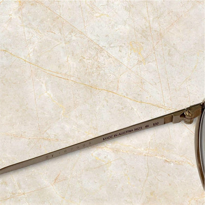 Porsche Design Carrera 5623 Vtg Teardrop Sunglasses Gold Frame Brown Lens Used
