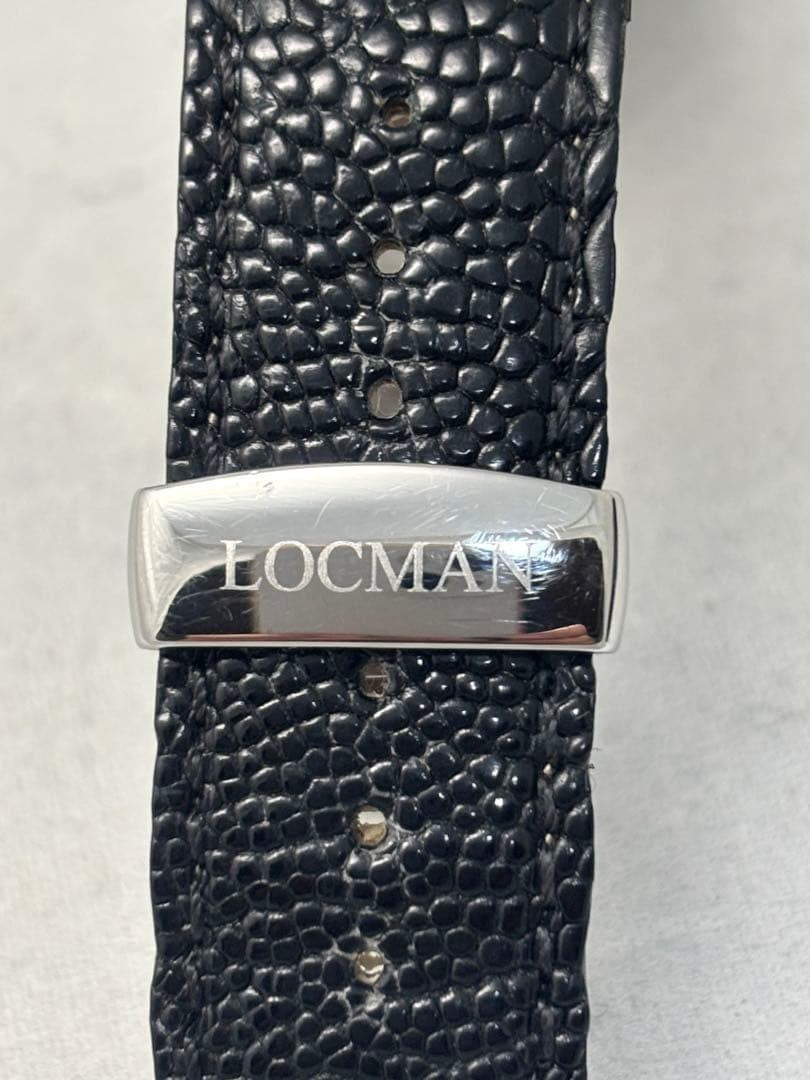 LOCMAN PANORAMA Ref.150 Automatic Analog Date Watch Men Excellent