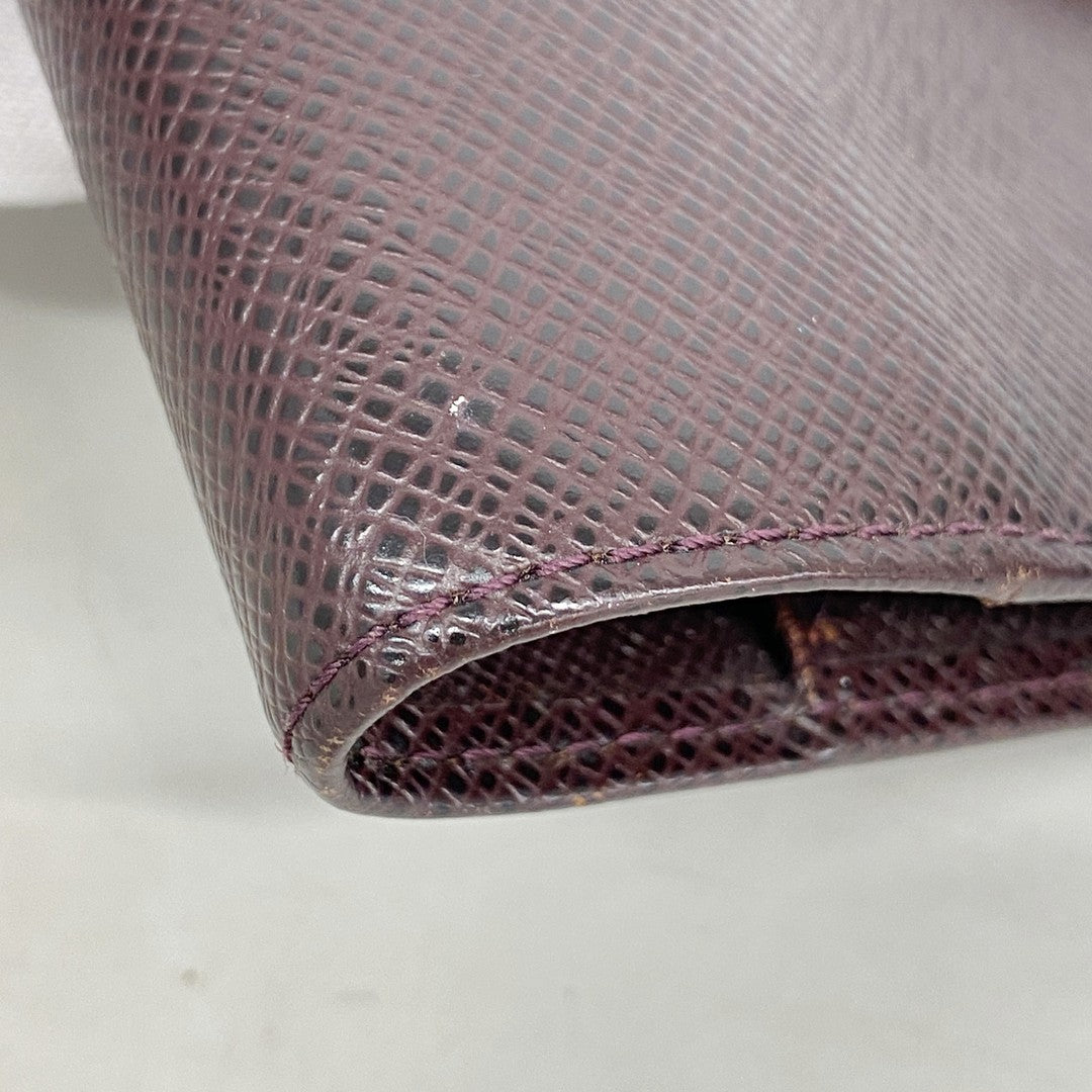 Louis Vuitton Agenda PM Notebook Cover Damier Acajou Leather R20416 Bifold Spain