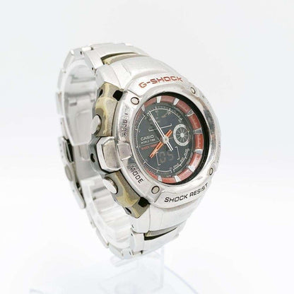 CASIO G-SHOCK G-520D-3AVDR Y2K World Time Mens Watch Silver Stainless Steel