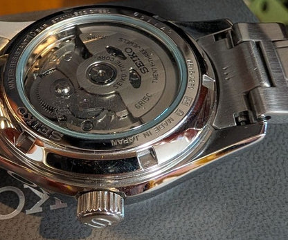 Seiko Presage SARX003 Automatic 23 Jewels Black Dial Date Watch Japan Used Box