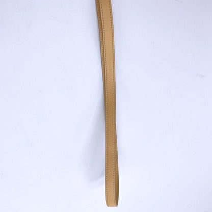 Excellent Tiffany & Co Shoulder Strap Beige Leather L 110cm 43.3in