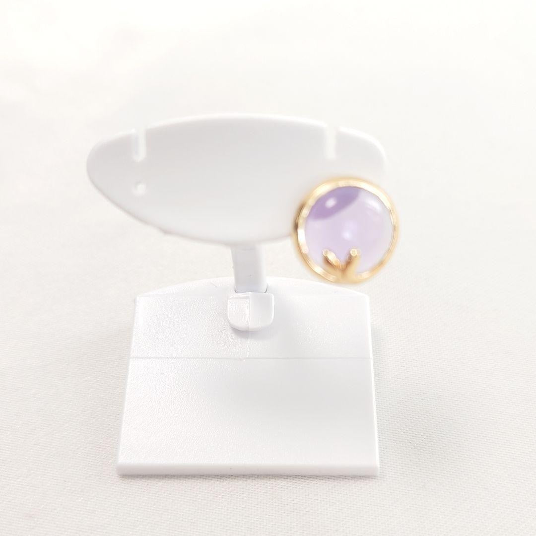 Tiffany & Co Olive Leaf Amethyst Single Earring Yellow Gold 750 18K 10.5x10.5mm