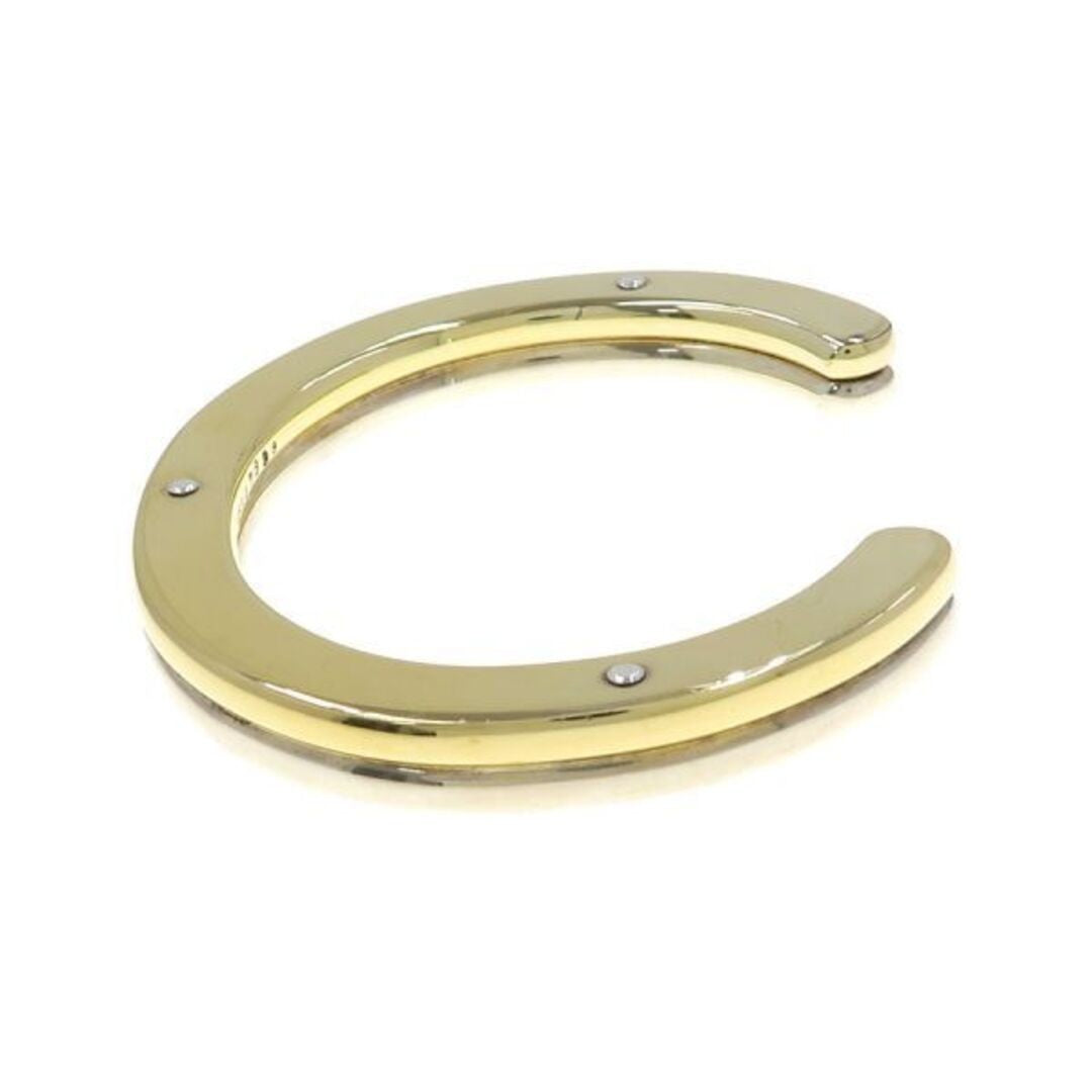 Georg Jensen # A78 Sterling Silver 925 Gold Plated Bracelet Bangle Rare 17cm