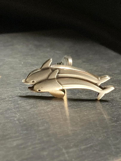 Georg Jensen Dolphin Cufflinks Sterling Silver 925 Mens Denmark Vintage Design