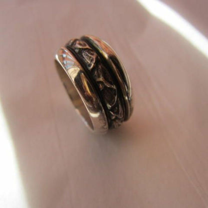 Georg Jensen # 28D Sterling Silver 925 Ring Size 52.5 US 6 Near Mint