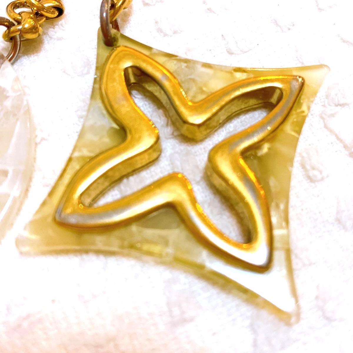 Louis Vuitton Bijou Sac Insolence Bag Charm Keychain Gold Resin M66884 6.0in