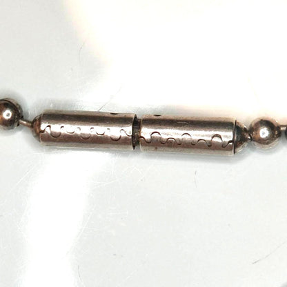 Bill Wall Leather BWL Malibu Ball Chain Necklace Silver 43cm 16.9" Used 11g