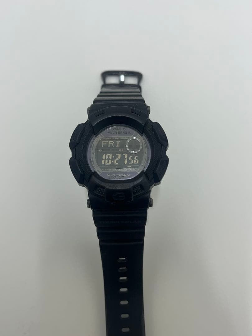CASIO G-SHOCK GULFMAN GW-9100MB Mens Watch Black Resin Tough Solar Multiband 6