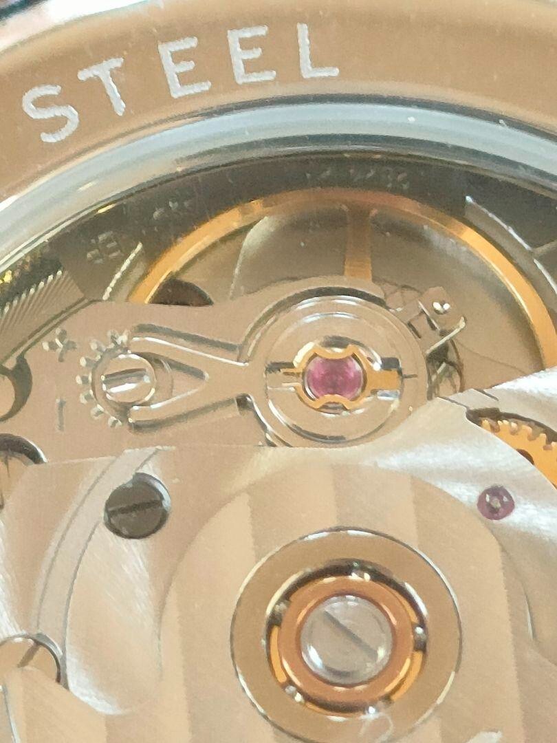 Epos 3285 Automatic Date Watch Stainless Steel 3Atm Swiss Made From Japan