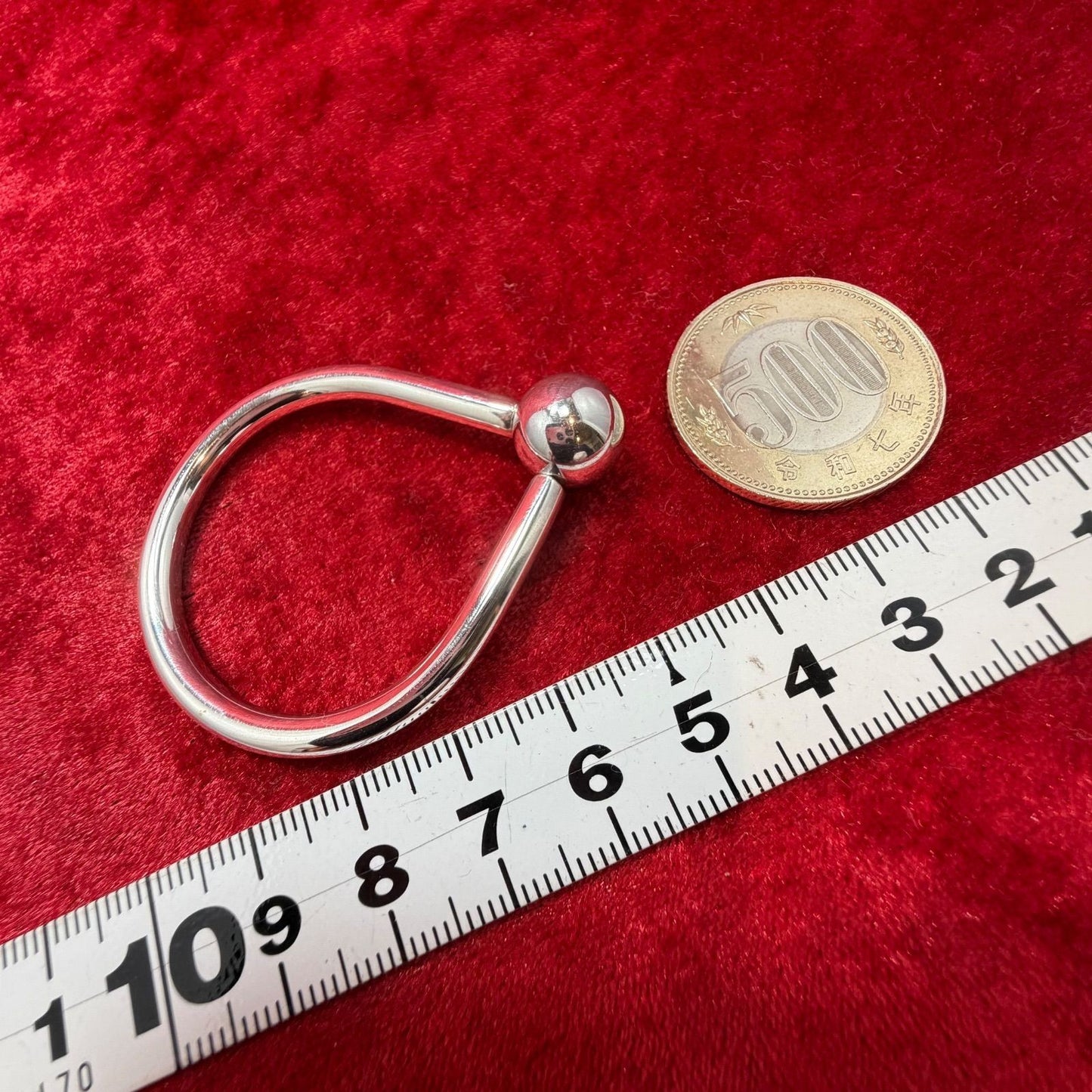 Excellent Georg Jensen # 432 Sterling Silver 925 Key Ring Key Holder