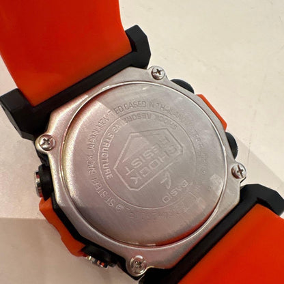 CASIO G-SHOCK GA-2300 Analog Digital Watch Orange Resin Case Mens Working
