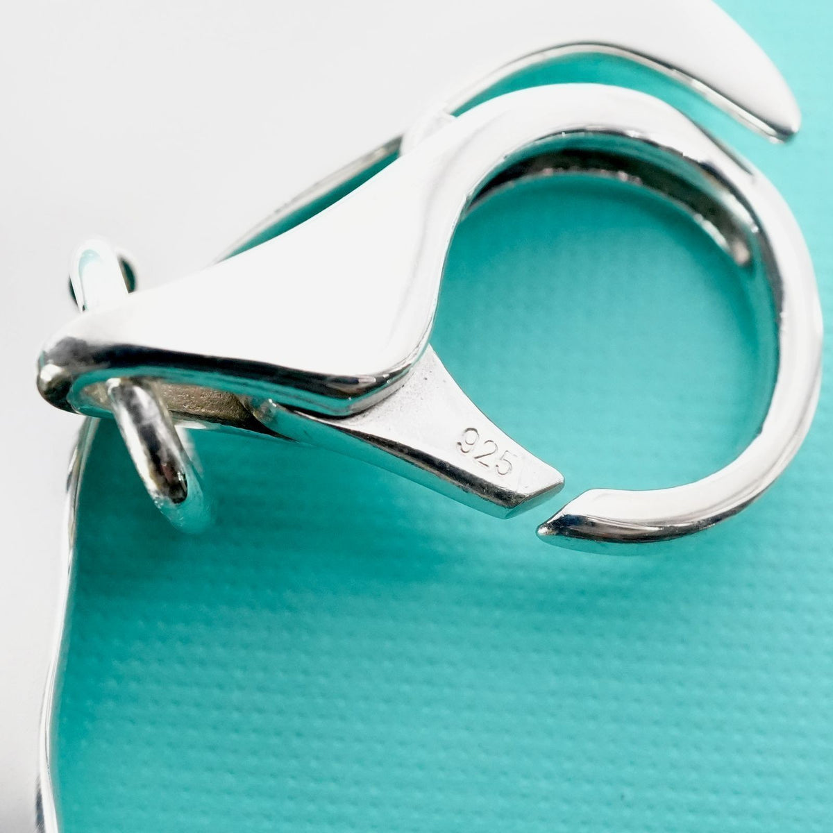 Tiffany & Co Sterling Silver 925 Terrier Dog Key Ring Keychain Charm