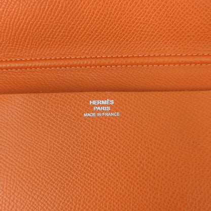 HERMES Agenda Vision 2 Notebook Cover Orange Epsom Leather France 6.8x3.9in