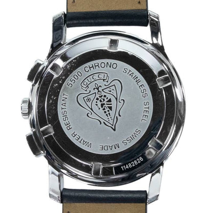 Gucci 5500 YA055206 Chronograph Black Dial Day Date Quartz Watch Men 11482826