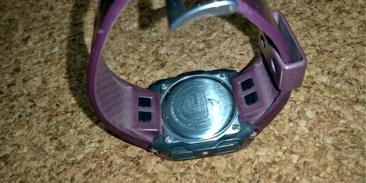 CASIO G-SHOCK G-8100B Purple Digital Watch Shock Resist Resin Strap Used