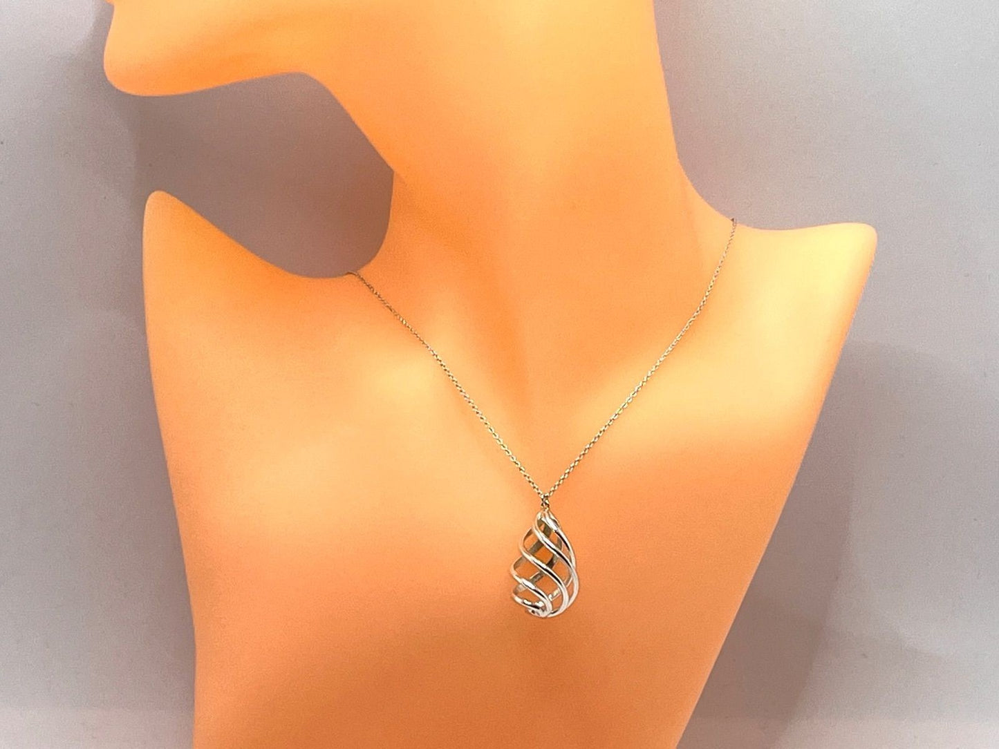 Tiffany & Co Sterling Silver 925 Venice Luce Drop Pendant Necklace Used Japan