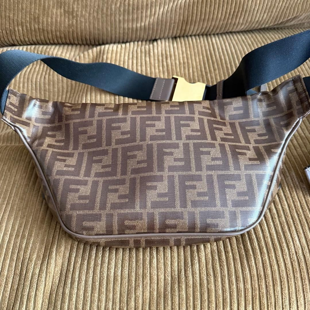 Fendi x Fila Roma Authentic Crossbody Waist Bag Belt Bag Used Minor Scratches