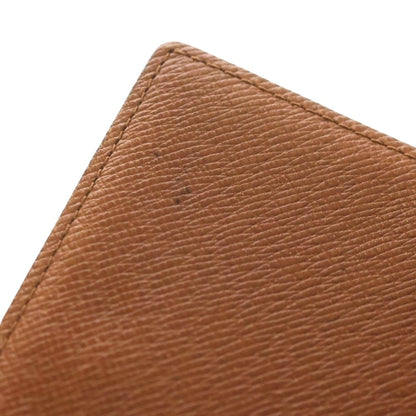 Louis Vuitton Monogram Agenda Mini Notebook Cover R20007 Brown PVC Leather Used