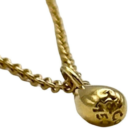 Tiffany & Co Yellow Gold 18K Teardrop Pendant Necklace L 40cm 15.7in Excellent