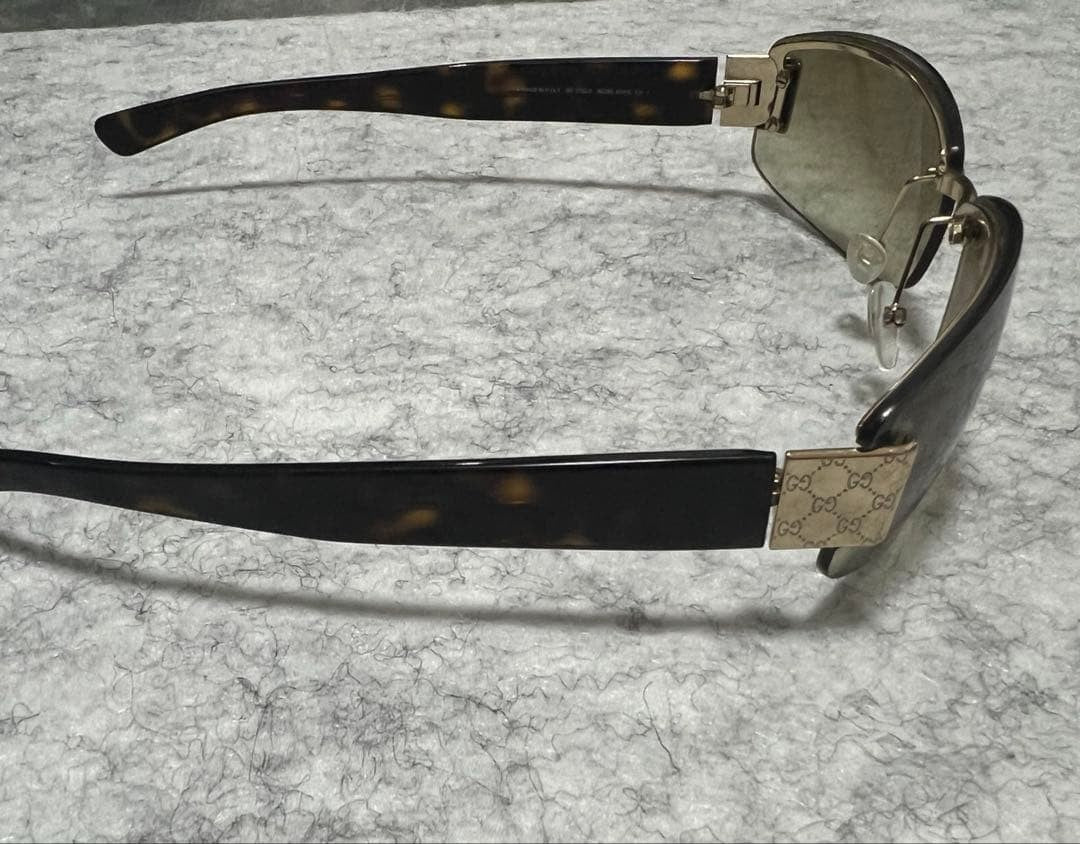 Gucci GG1799/S Rimless Sunglasses Gold Brown Tortoiseshell Temple 60 15 125