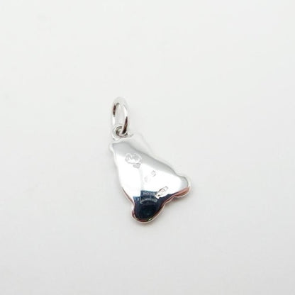 Pomellato DoDo 18k White Gold Black Diamond Panda Pendant Necklace Top Charm