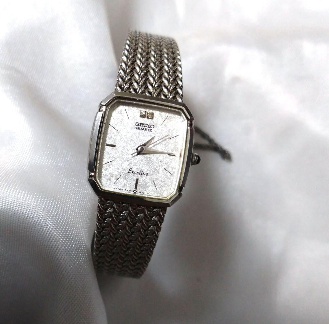 Vintage SEIKO Exceline 7321-5910 Quartz Analog  Watch Women Battery replaced