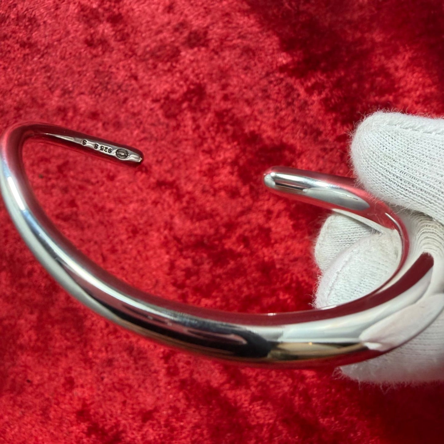Excellent Georg Jensen Sterling Silver 925 OFFSPRING Cuff Bracelet L 16cm 6.3in