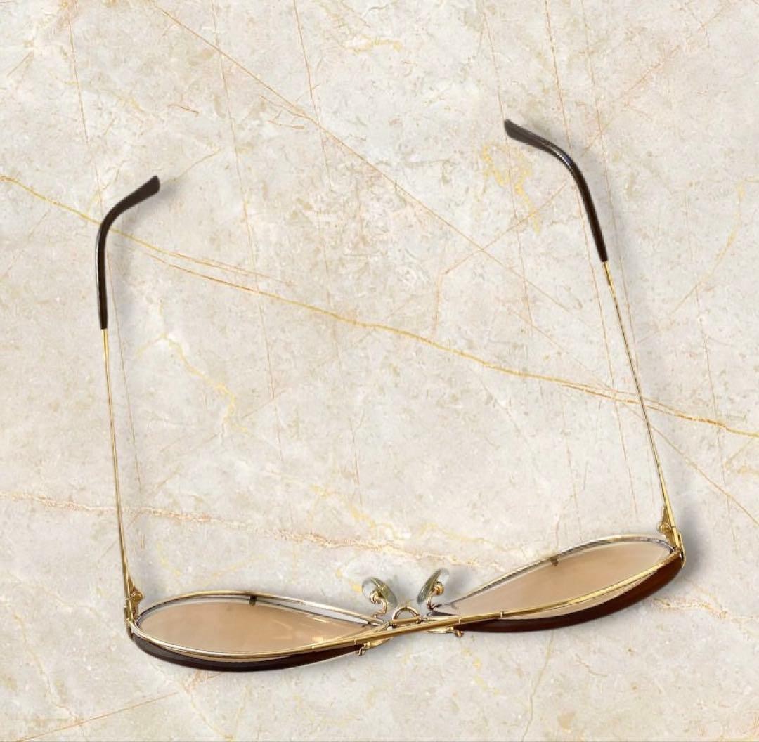 Porsche Design Carrera 5623 Vtg Teardrop Sunglasses Gold Frame Brown Lens Used