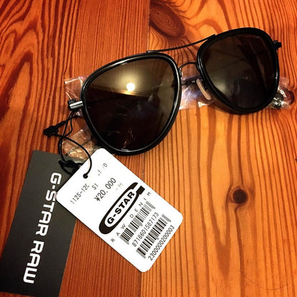 G-Star Raw Authentic Sunglasses New Mens Designer Eyewear Black Metal Frame