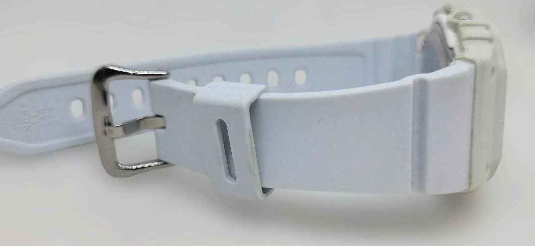 CASIO BABY-G BGD-565SC Digital Watch White Purple Dial Square Case Working