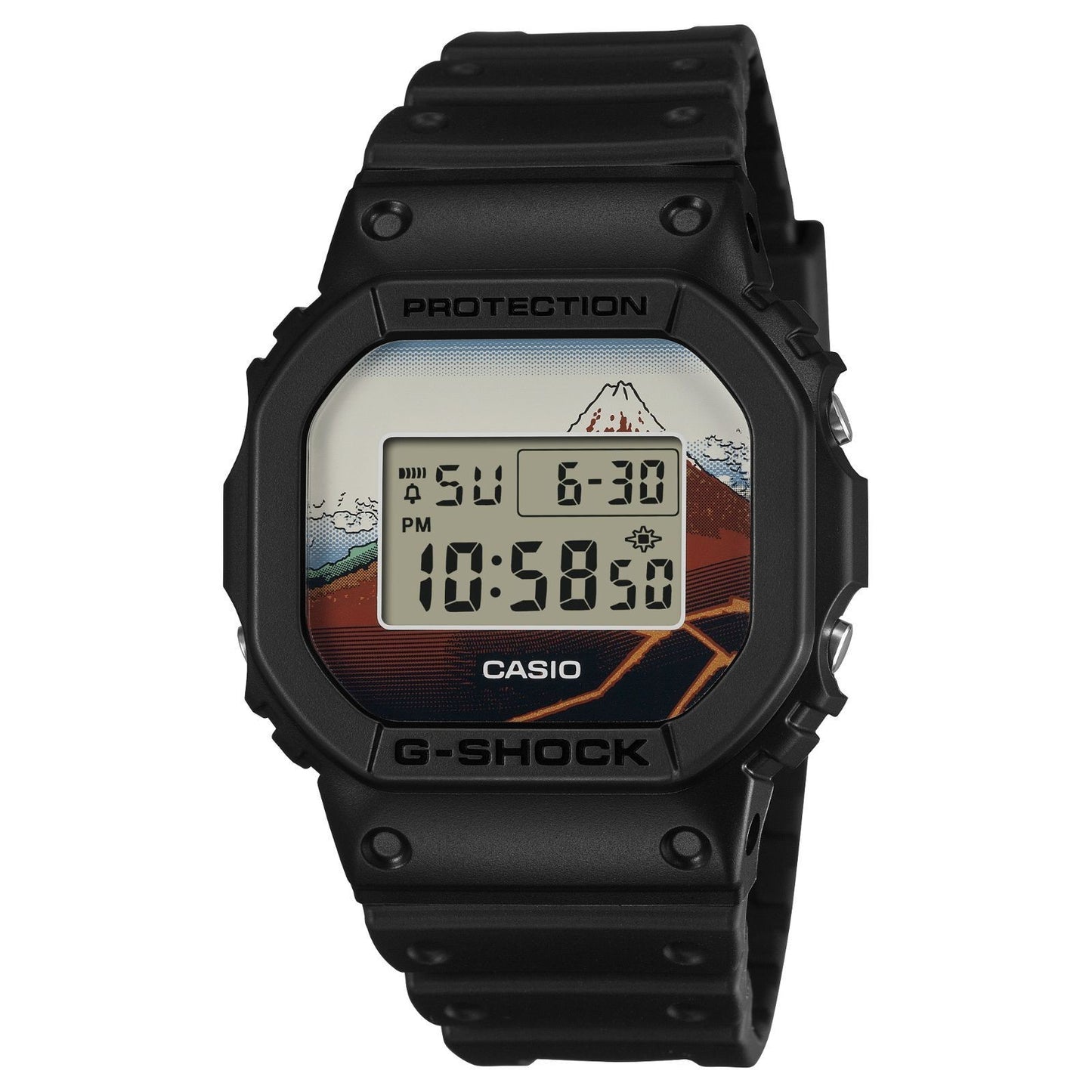Unused CASIO G-SHOCK DW-5600KHG24-1JR KATSUSHIKA Hokusai Mount Fuji From Japan