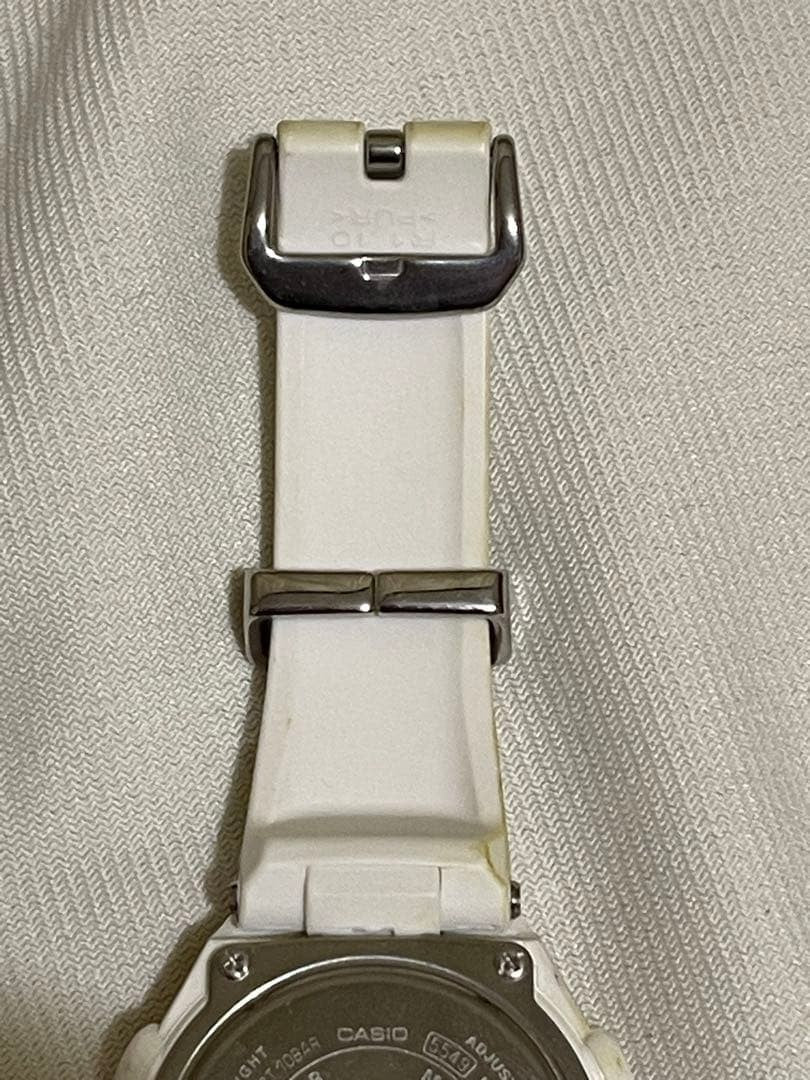 CASIO Baby-G G-MS MSG-W100G Tough Solar Womens Watch White Gold Dial Multiband