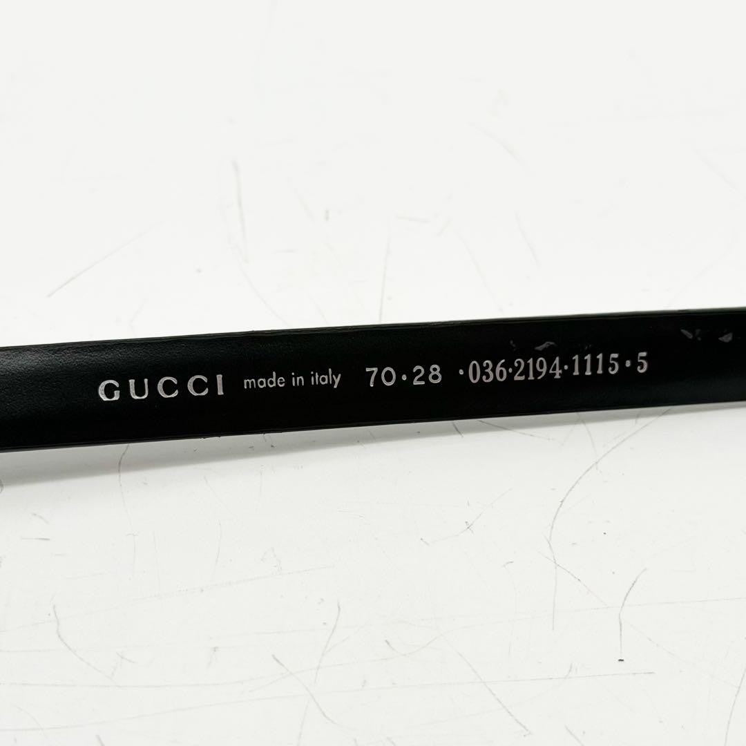 Vintage Gucci 96 AW Black Leather Silver Tone Buckle Belt 85cm 33.4in Tom Ford