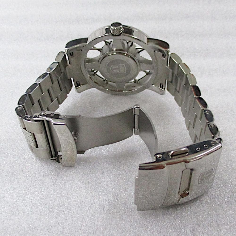 MINI Cooper Stainless Steel Wheel Analog Quartz Watch Battery Replaced Rare