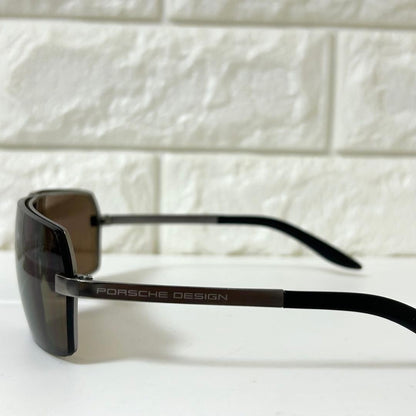 Porsche Design P8491 Sunglasses Brown Lens Used