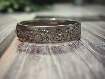 Antique GEORG JENSEN Sterling Silver 925 Bangle Bracelet Made in 1957