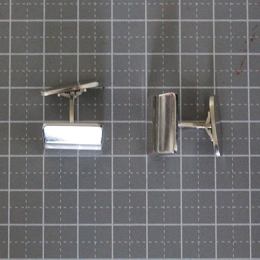 Georg Jensen Cufflinks Square Sterling Silver SV925 Men's 6543A Denmark Used