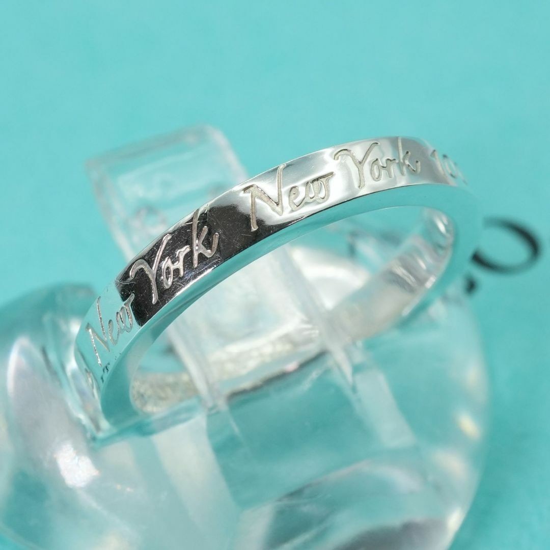 Excellent Tiffany & Co Sterling Silver 925 Note Narrow Ring Size US 5.5