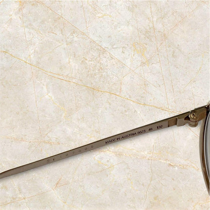 Porsche Design Carrera 5623 Vtg Teardrop Sunglasses Gold Frame Brown Lens Used