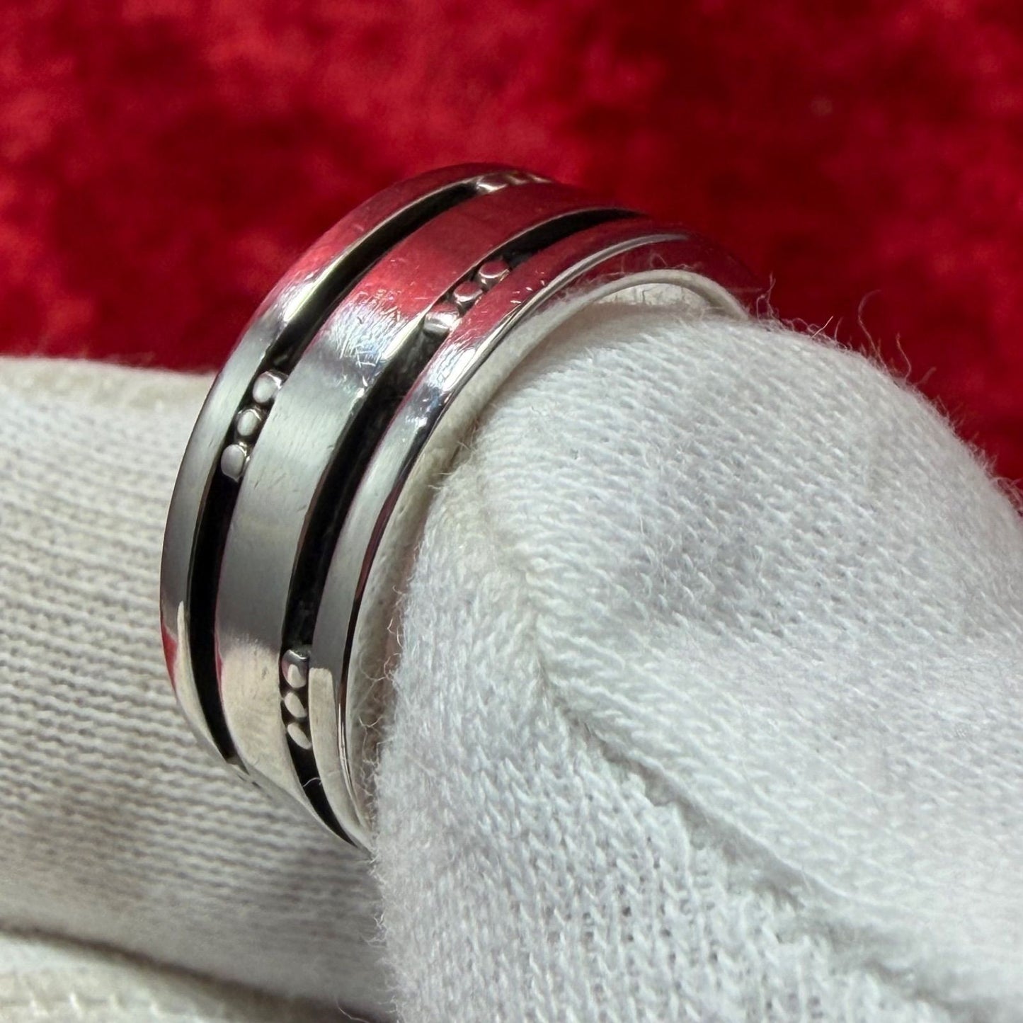 Excellent Georg Jensen # 60D Sterling Silver 925 Ring Size 51 US 5.5
