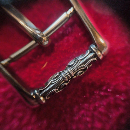 Deal Design King Gate Buckle Apple Watch Sterling Silver 925 Clasp Width 20mm