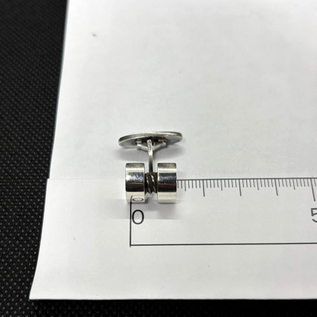 Georg Jensen Cufflinks Model 67 Sterling Silver 925 Men's Vintage Denmark Design