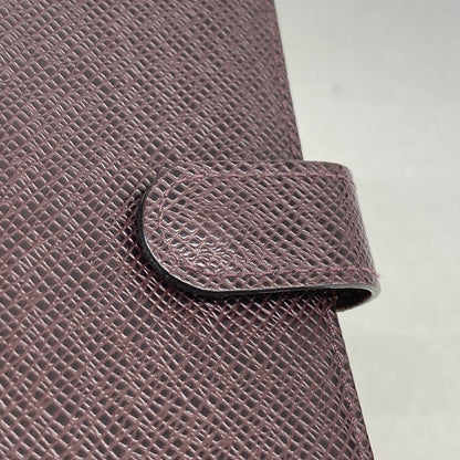 Louis Vuitton Agenda PM Notebook Cover Damier Acajou Leather R20416 Bifold Spain