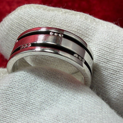 Excellent Georg Jensen # 60D Sterling Silver 925 Ring Size 51 US 5.5