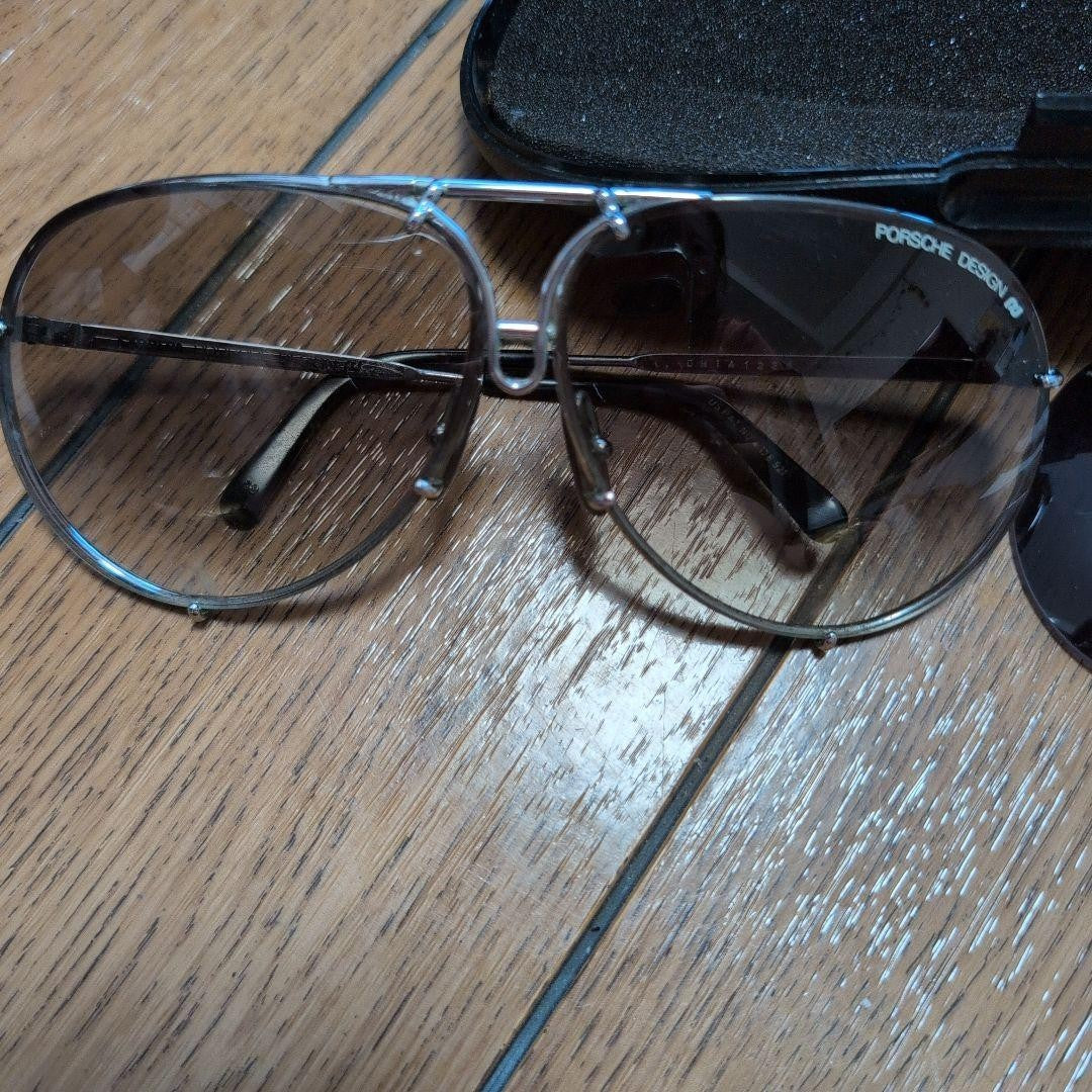 Carrera Porsche Design Mod 5623 Small Teardrop Aviator Sunglasses with Case VTG