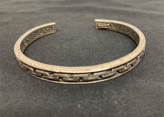 KONSTANTINO Sterling Silver Bangle Bracelet Length 15.7cm 6.1" Used From Japan