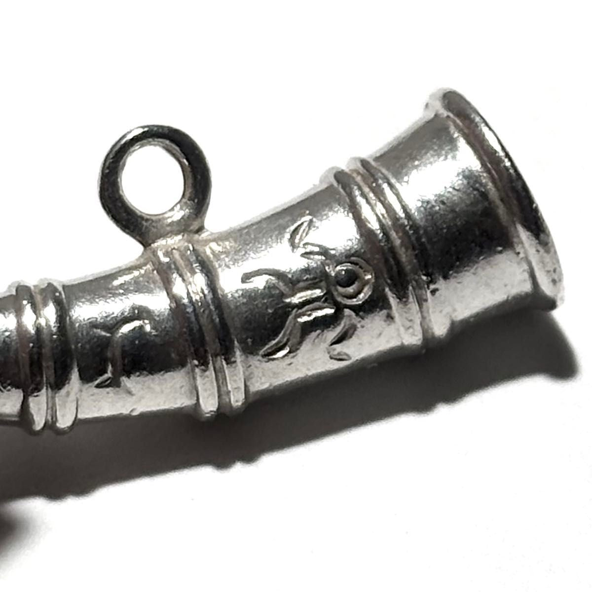 Vintage 50s Just Andersen Sterling Silver 925 Charm Pendant Top Denmark