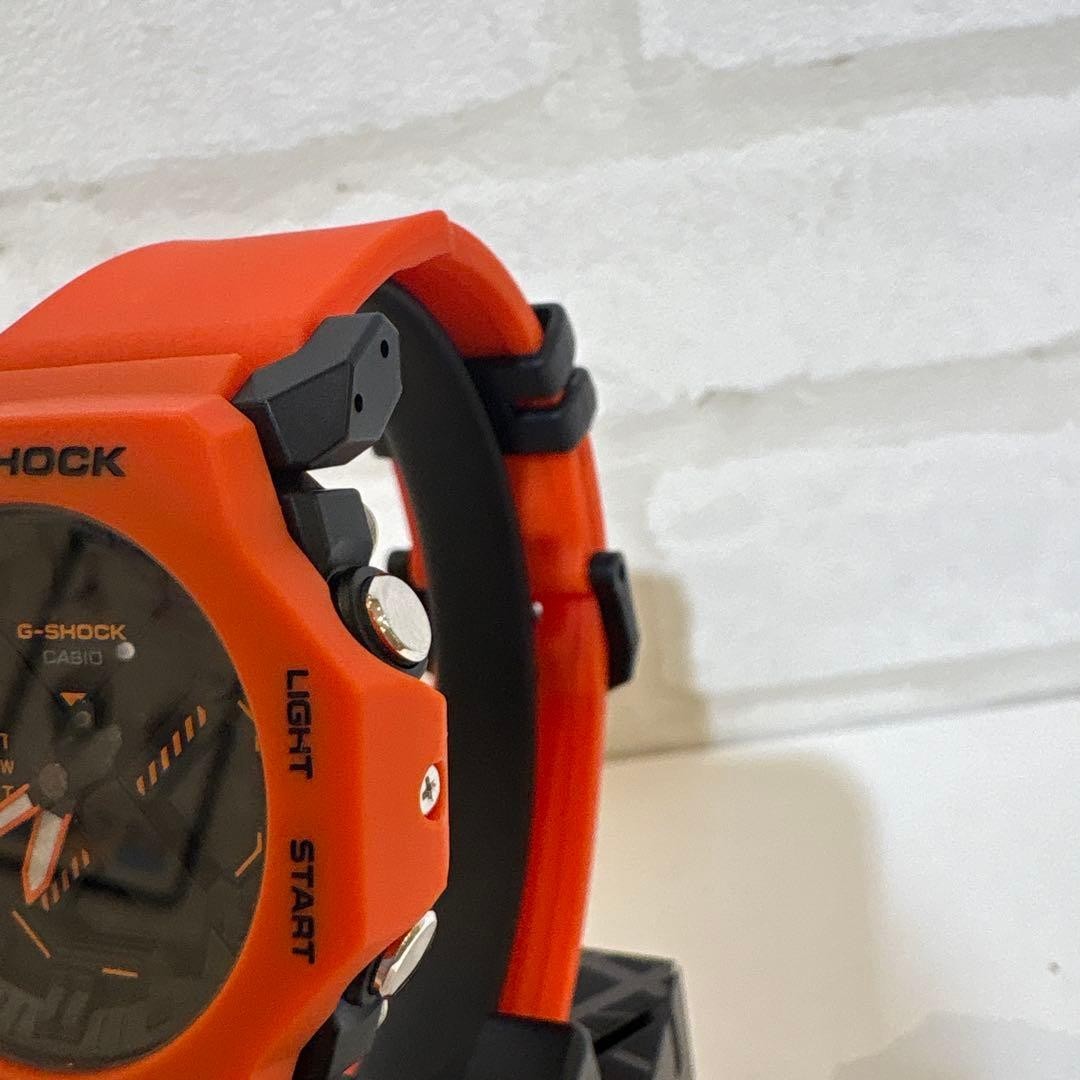 CASIO G-SHOCK GA-2300 Analog Digital Watch Orange Resin Case Mens Working